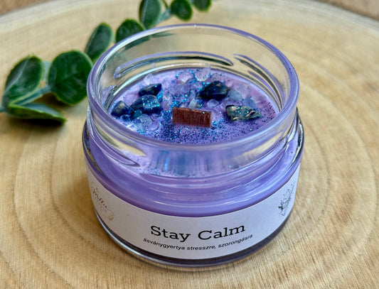 Stay Calm ásványgyertya