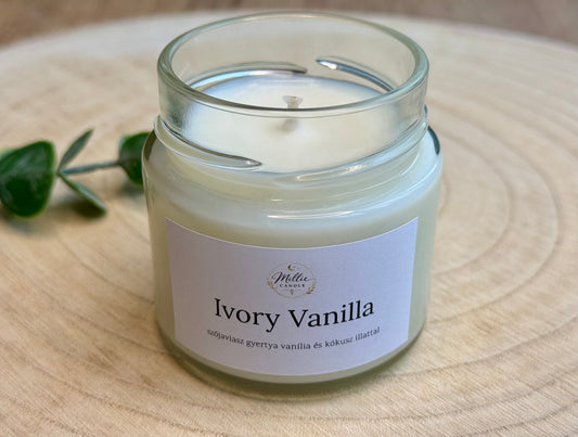 Ivory Vanilla illatgyertya